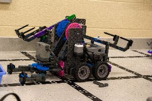 A small student built robot.